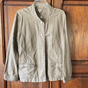 J. Jill Utility Jacket with Stand Collar
